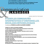 Photo V. Julliard codirige un numéro de “Communication & langages” sur les communautés interprétatives et émotionnelles