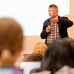 Photo Conférence inaugurale de Thierry Libaert au CELSA.