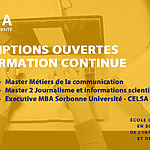 Photo Ouverture des inscriptions en formation continue